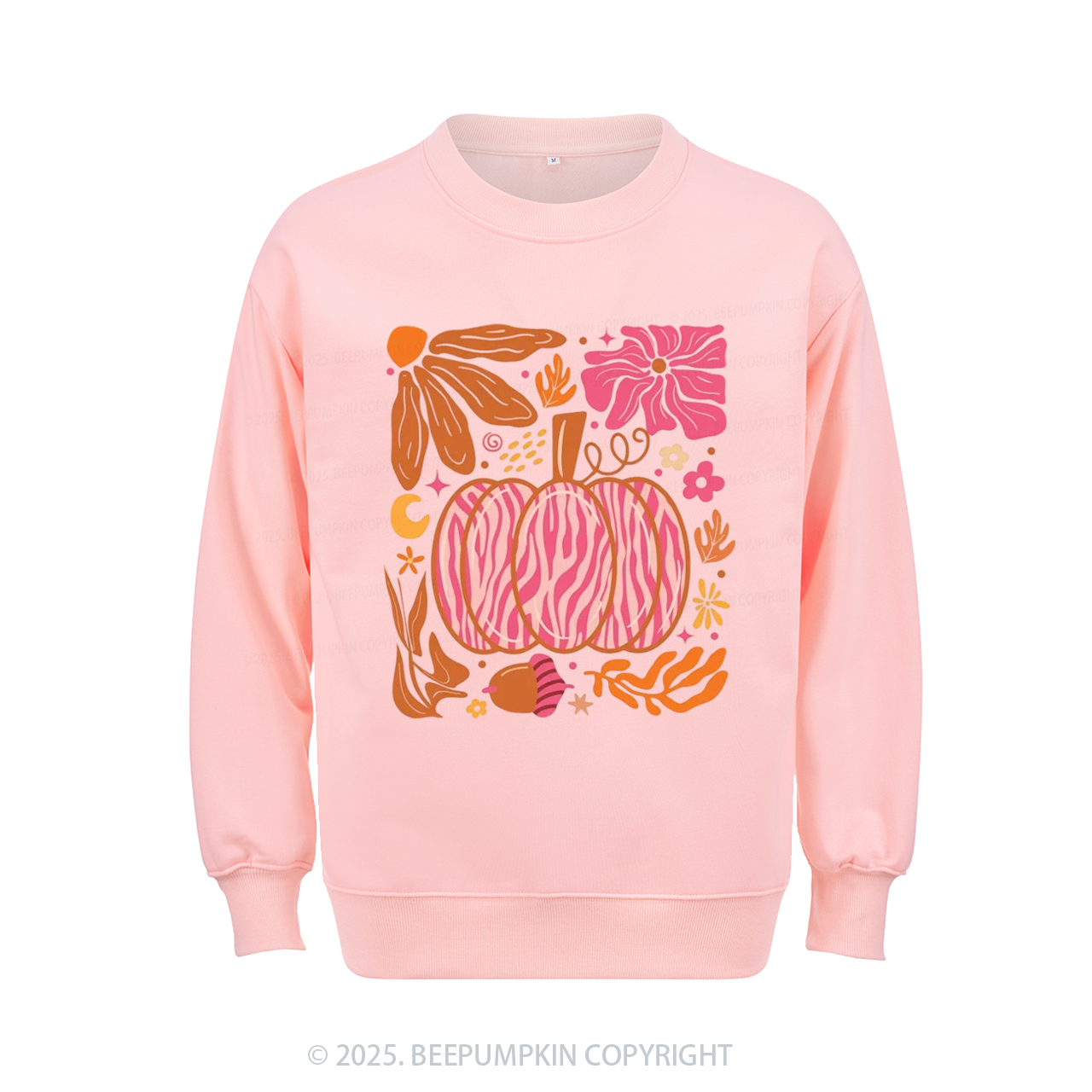 Leopard Pink Pumpkin Sweatshirt Beepumpkin