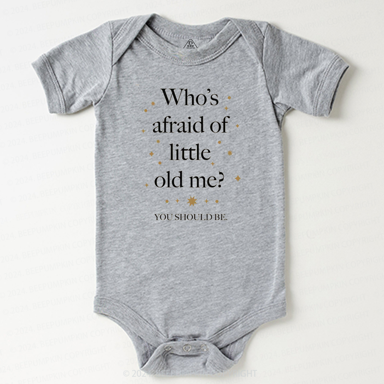 Who’s Afraid of Little Old Me? Bodysuit For Baby Beepumpkin