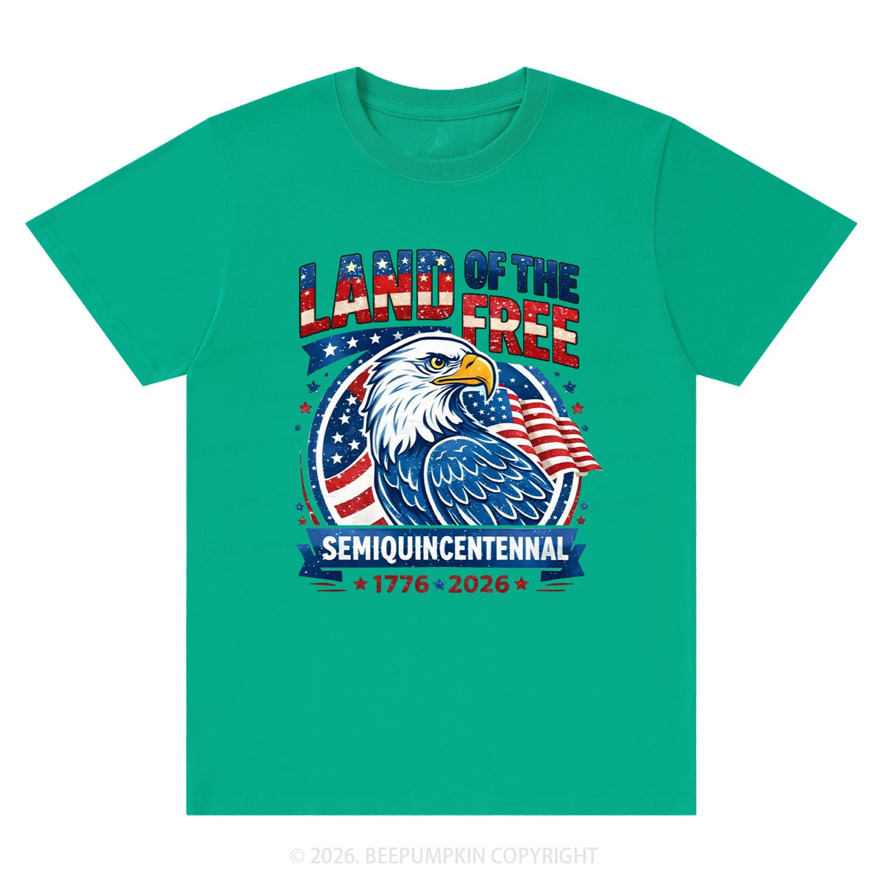 Patriotic Land Of The Free America 250 T-Shirts
