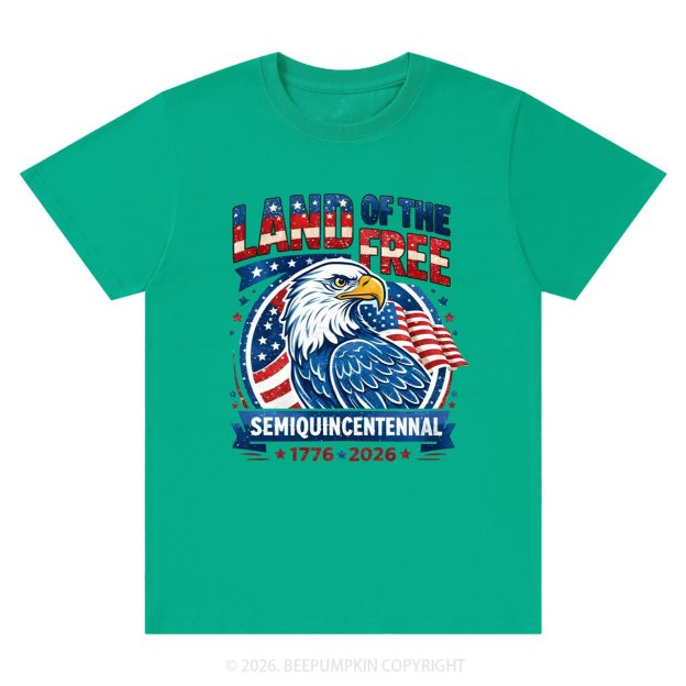 Patriotic Land Of The Free America 250 T-Shirts
