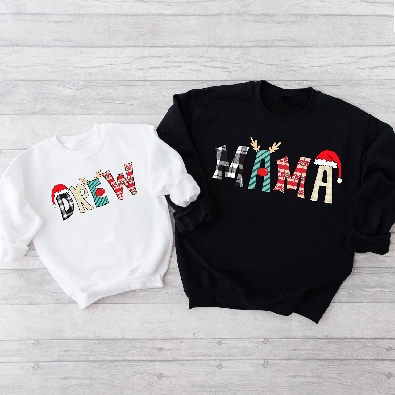 Christmas Sweaters Mom Daughter Matching Sweatshirts Best Mom And