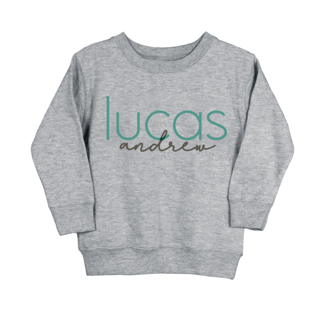 Personalized Name Sweatshirt For Kids