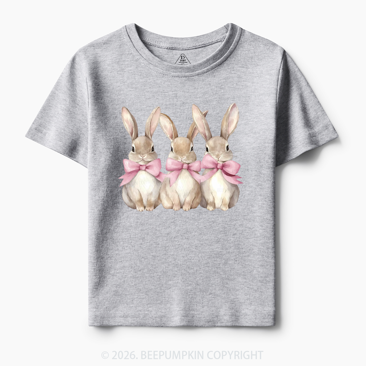 Triple Bunny Hug Easter Toddler&Kid's Tees