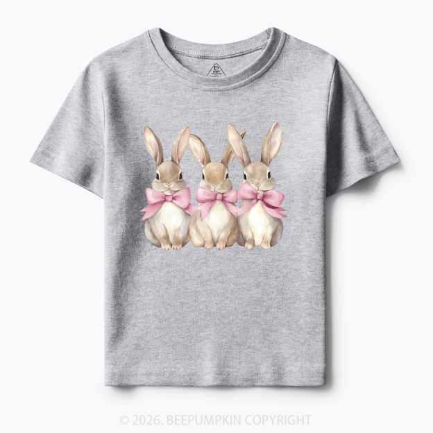 Triple Bunny Hug Easter Toddler&Kid's Tees
