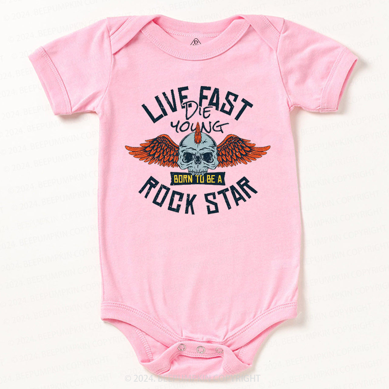 Wild And Free Rockstar Baby Bodysuit 8
