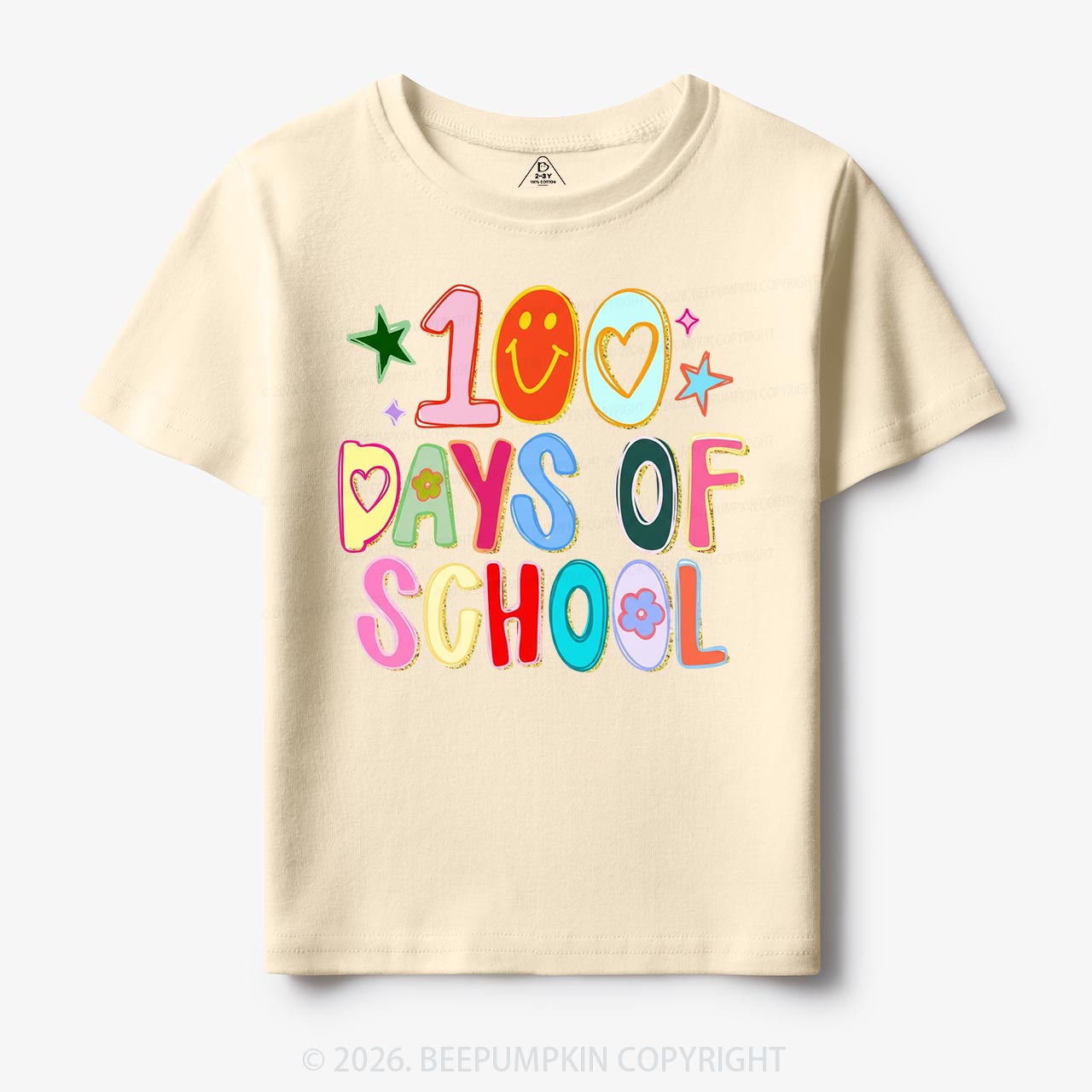 Color Pop 100 Days Brighter Toddler&Kid's Tees