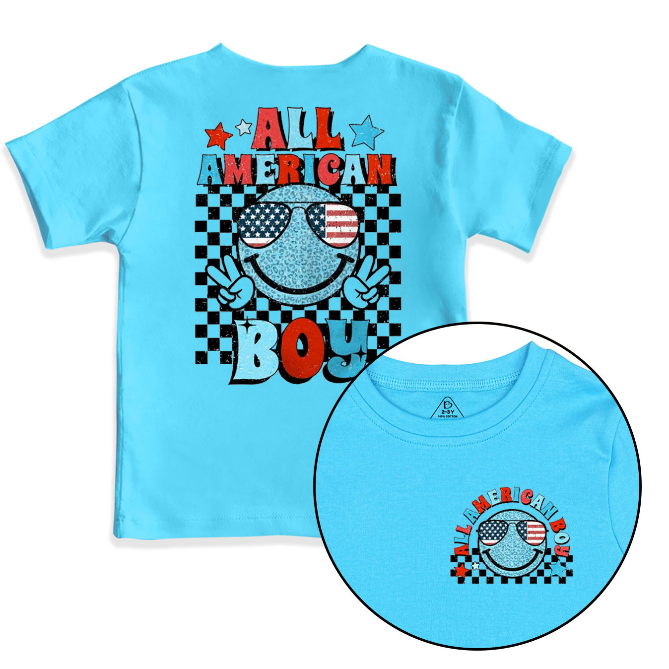 All American Boy Toddler&Kid's Tees Beepumpkin 