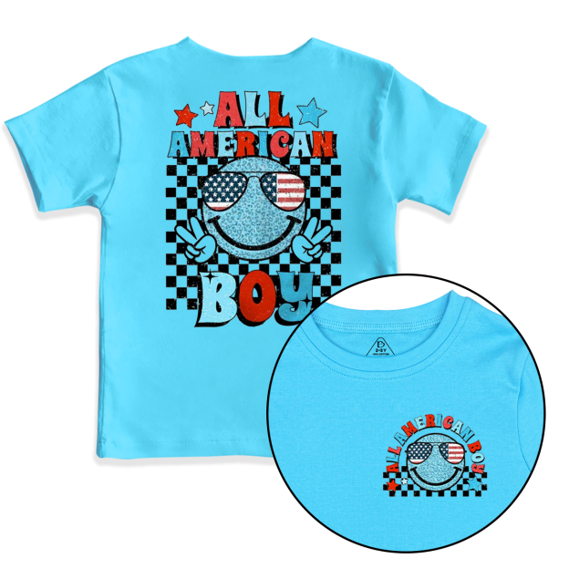 All American Boy Toddler&Kid's Tees Beepumpkin 