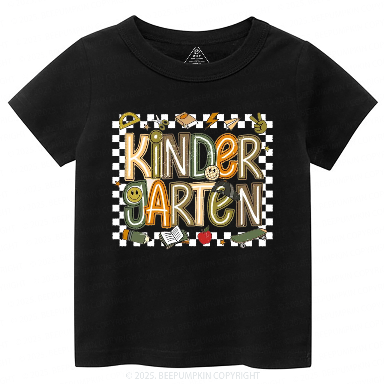 Personalized Back To School Boys Toddler&Kid's Tees Beepumpkin 