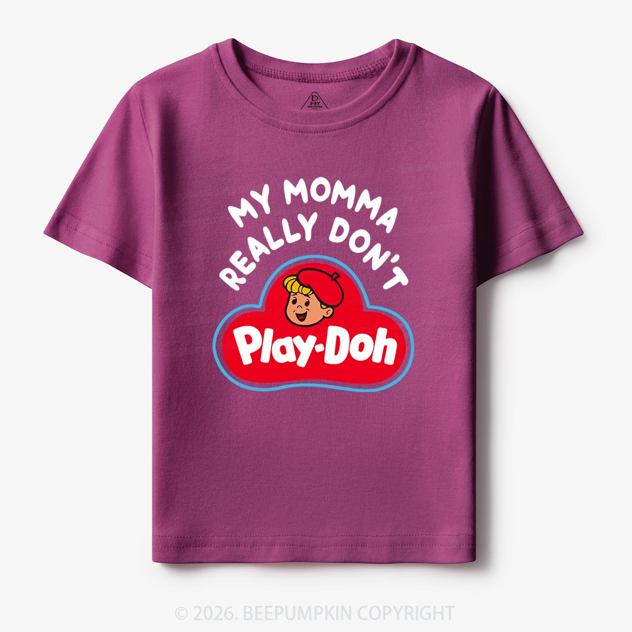 My Momma Really Don't Play-Doh Kids T-Shirt Beepumpkin