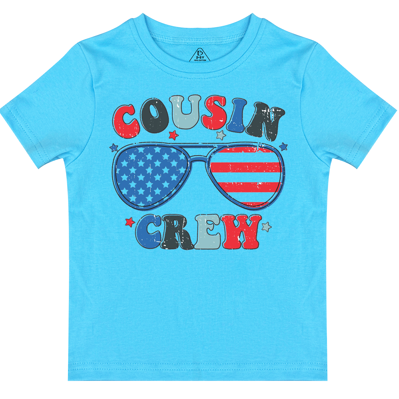 Cousin Crew 4th Of July Toddler&Kid's Tees Beepumpkin 