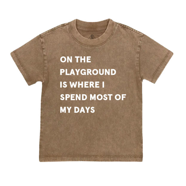 Back To School Toddler&Kids Washed Tees