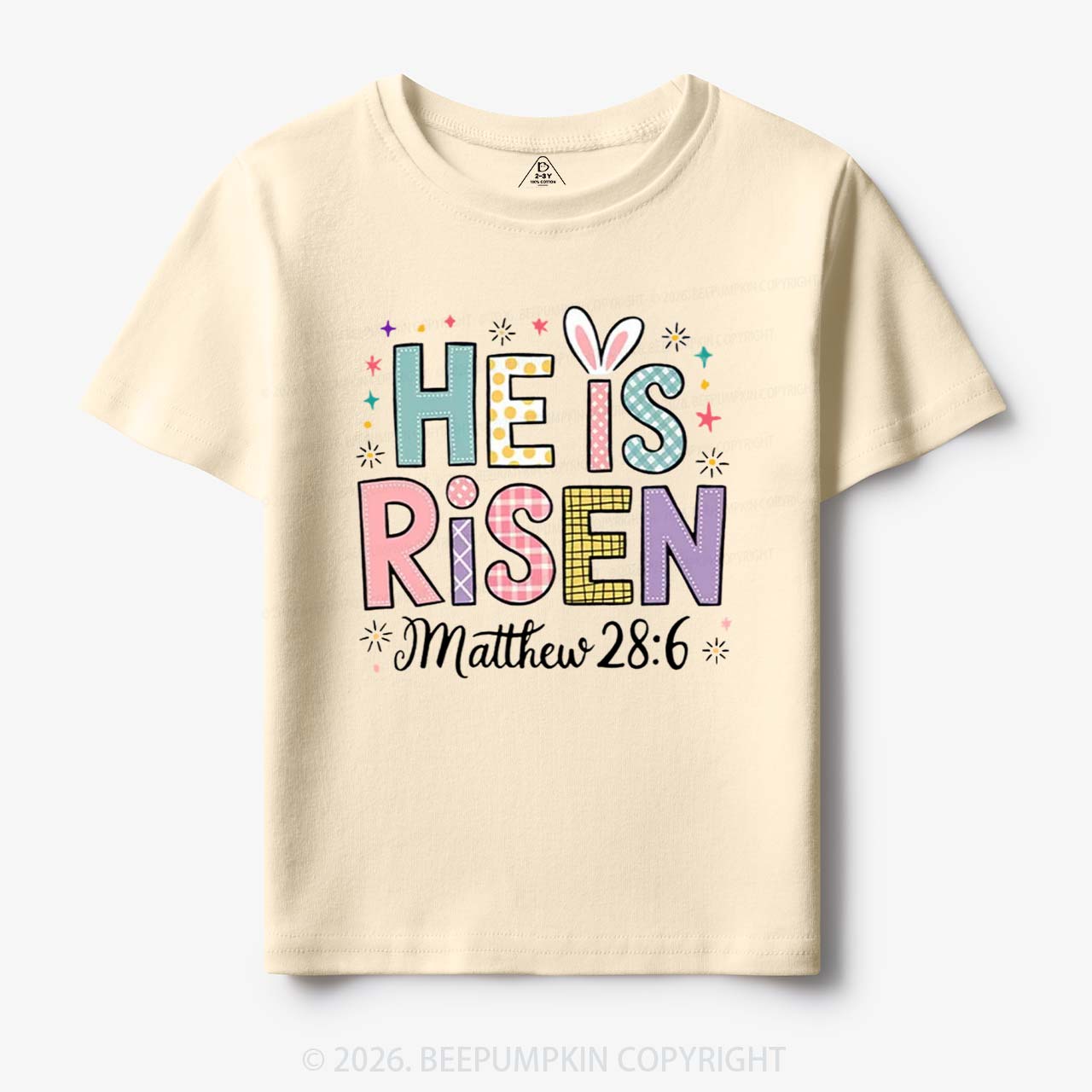 He is Risen Easter Joy Toddler&Kid's Tees