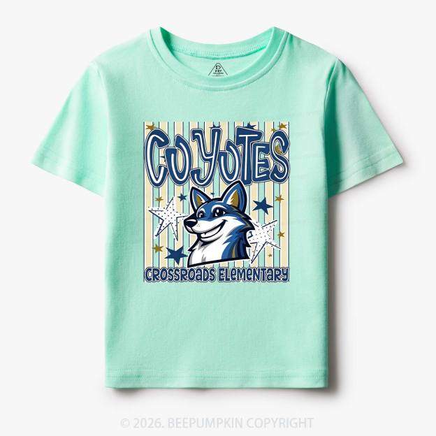 Personalized School Name Mascot Team Spirit Toddler&Kid's Tees