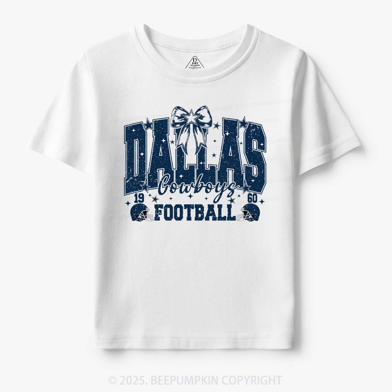 Cowboy Coquette Bow Toddler&Kid's Tees Beepumpkin