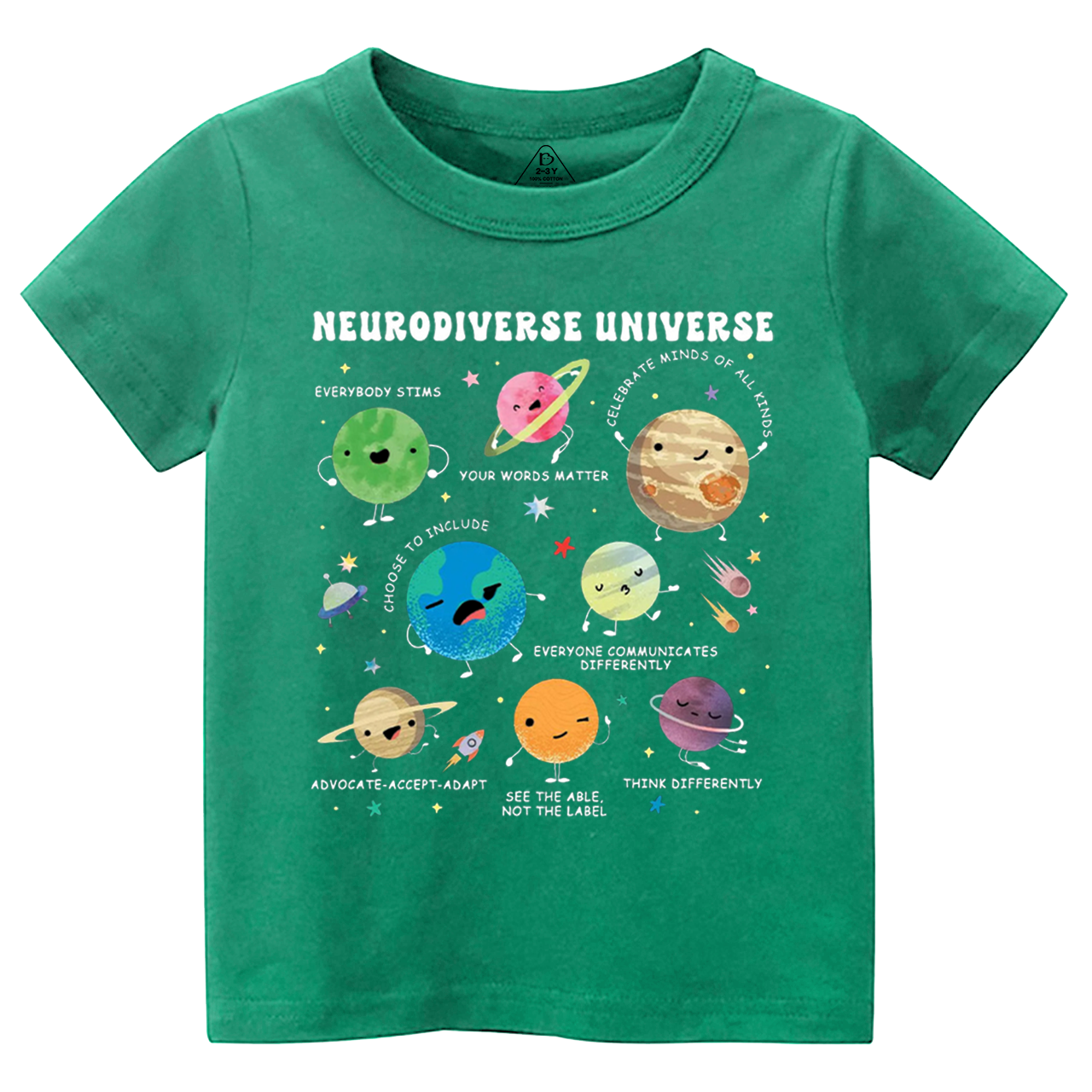 Neurodiverse Universe Toddler&Kid's Tees Beepumpkin