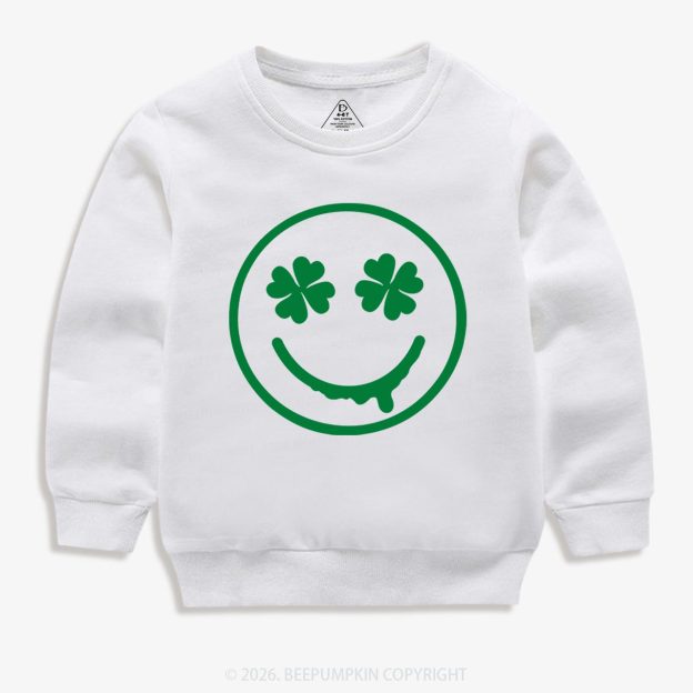 Happy Earth St.Patricks Day Kids Sweatshirt