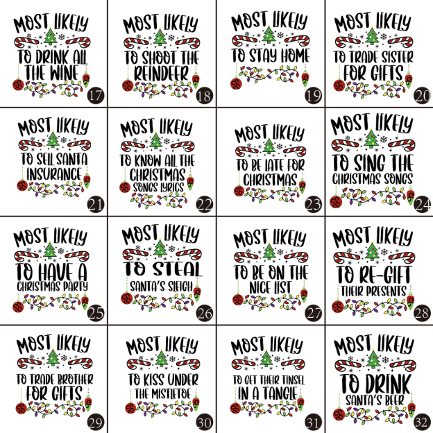 48 Quotes Most Likely To Christmas Matching Blue Pajamas Beepumpkin