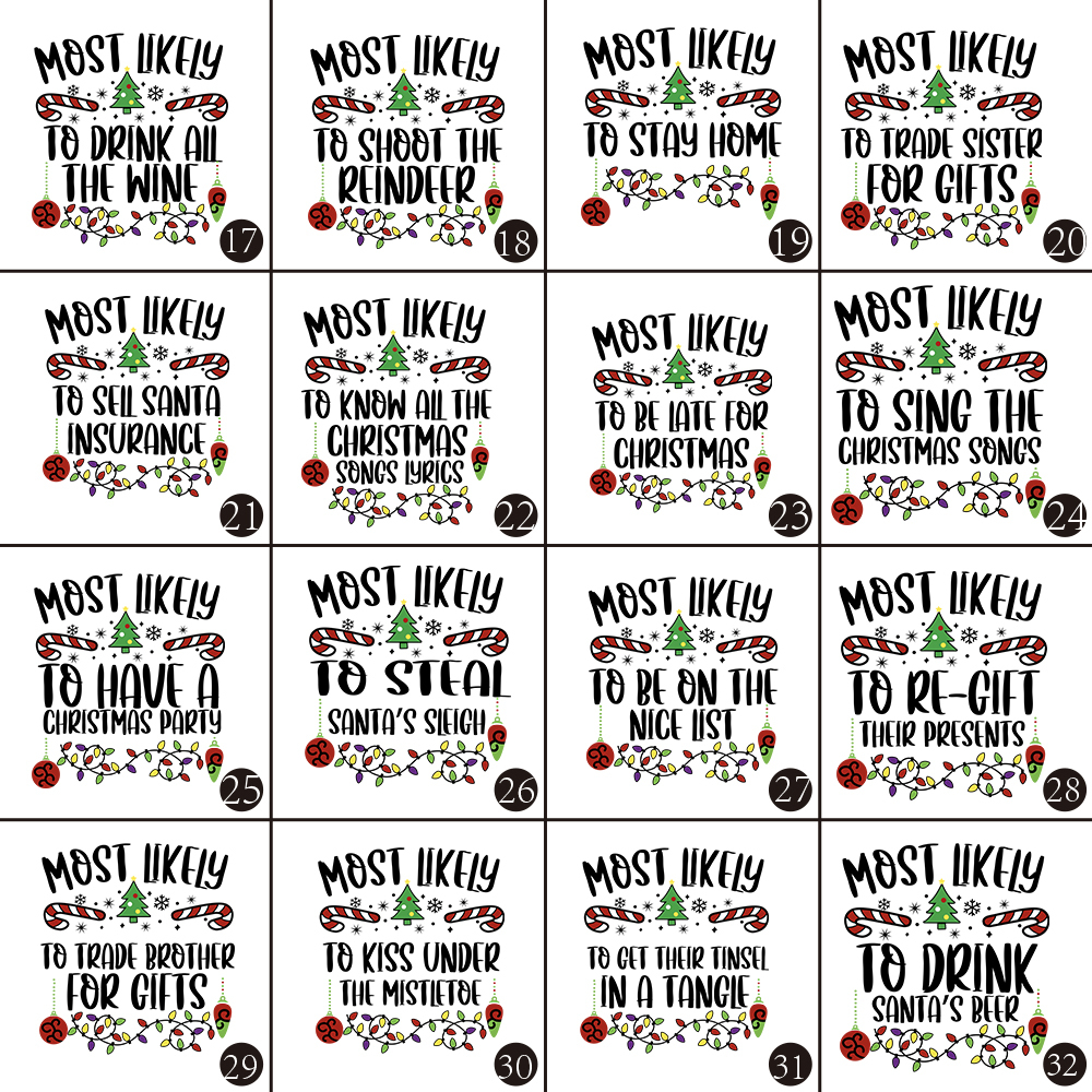 48 Quotes Most Likely To Christmas Family Matching Pajamas