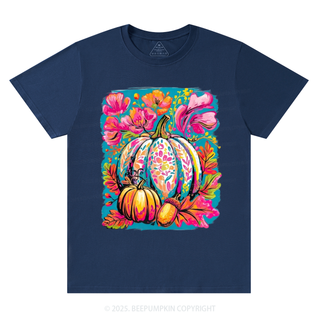 Glam Gourd Fall T-Shirts Beepumpkin 