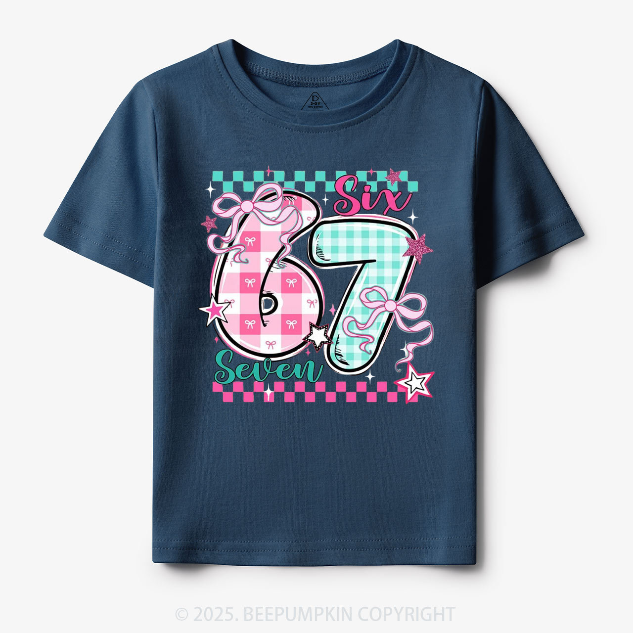 Checkered Valentine 67 Toddler&Kid's Tees Beepumpkin