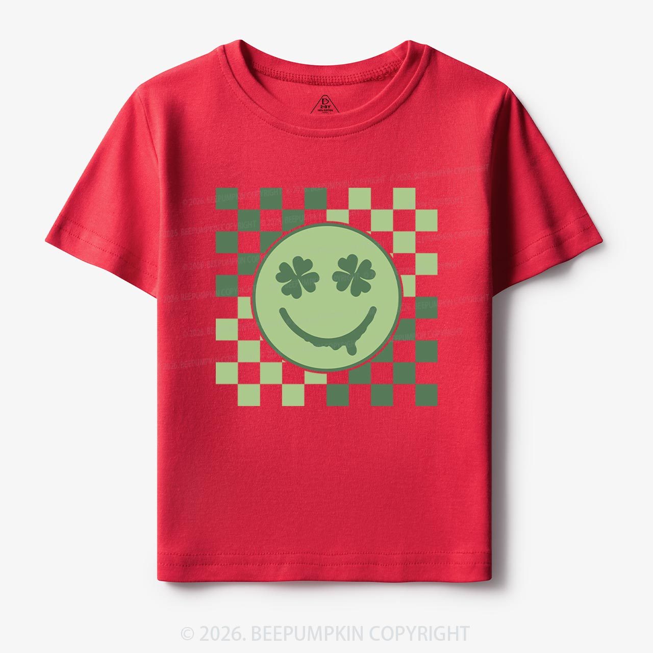 Retro Clover St.Patricks Day Toddler&Kid's Tees Beepumpkin