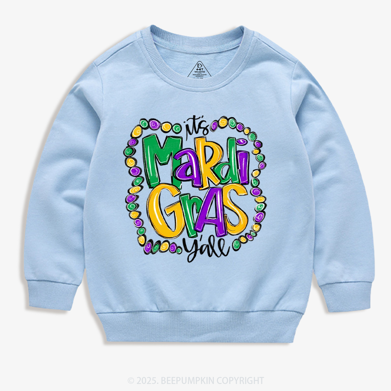 It's Mardi Gras Y'all Kid's Sweatshirt