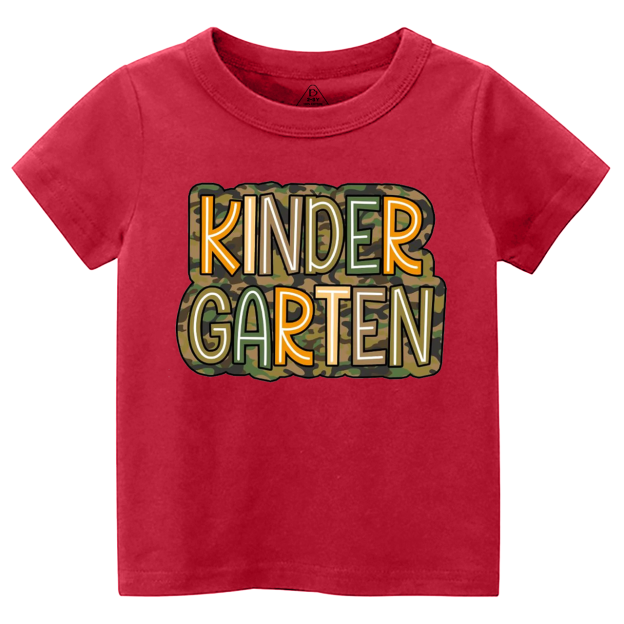 Personalized Camouflage Grade Toddler&Kid's Tees Beepumpkin 