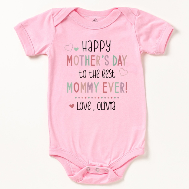 Happy Mothers Day Bodysuit Beepumpkin