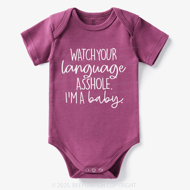 Watch Your Language Bodysuit Beepumpkin 7