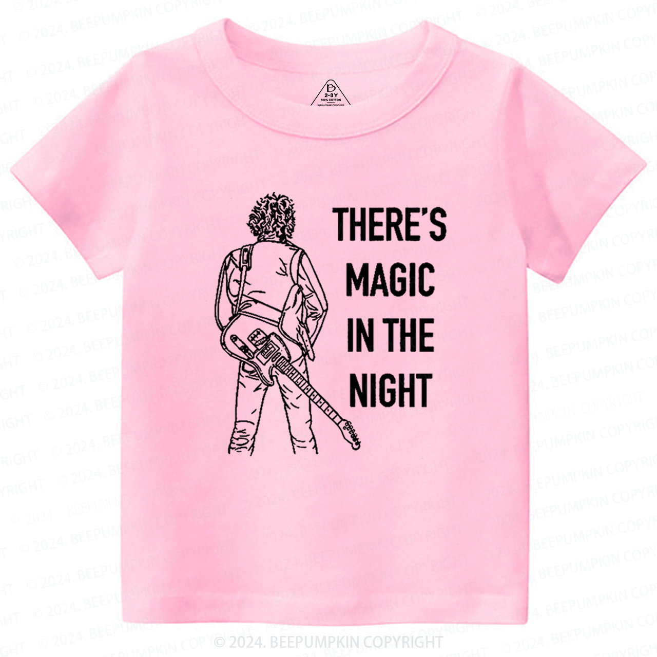 A Man Who Loves Rock Toddler&Kids Tees 