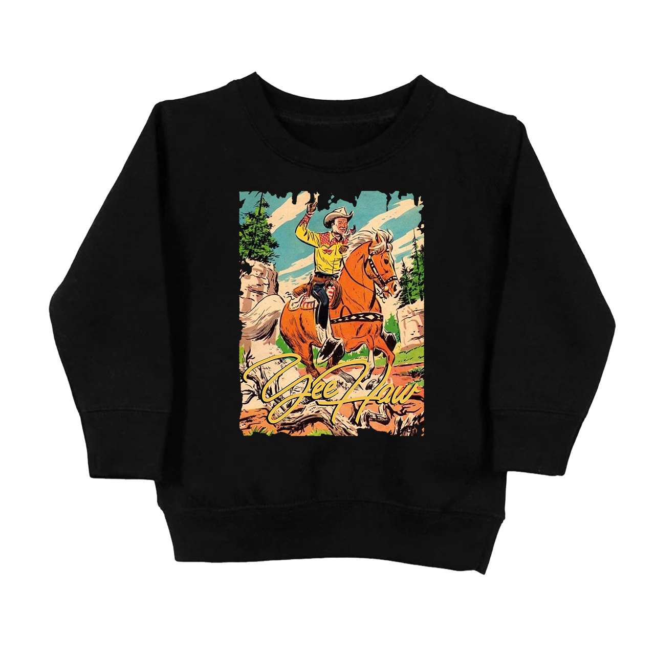 Yeehaw Cowboy Toddler Sweatshirt