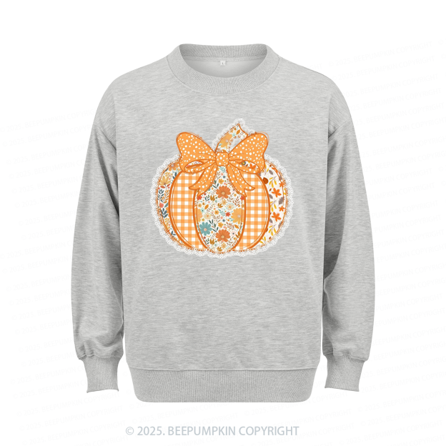 Preppy Floral Fall Pumpkin Sweatshirt Beepumpkin