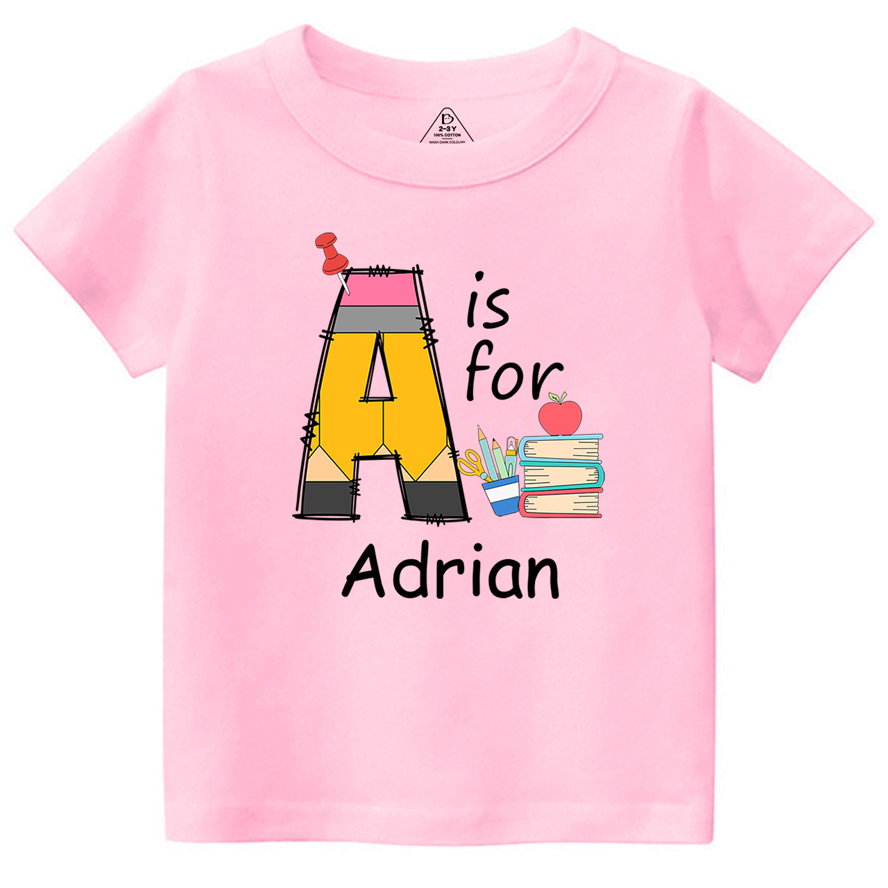 Personalized Alphabet Name Toddler&Kid's Tees Beepumpkin