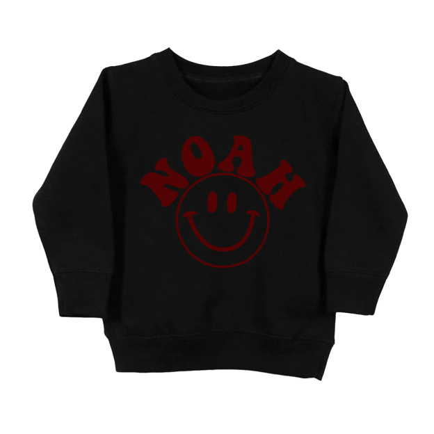 Custom Nickname Happy Sweatshirt For Kids