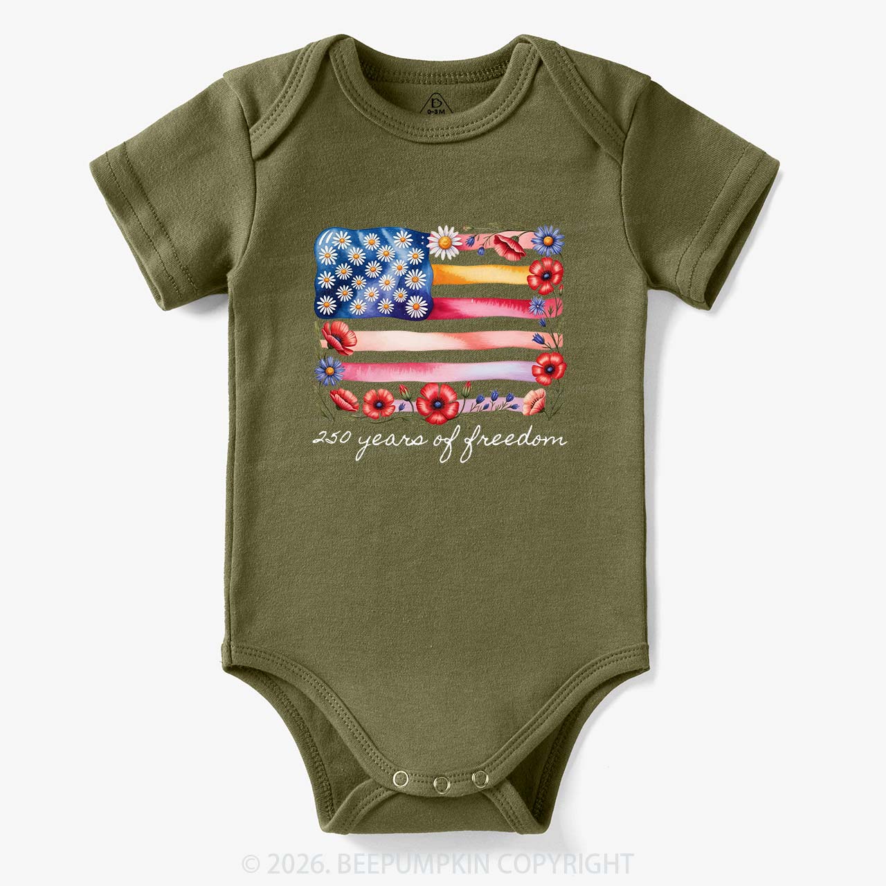 250 Years of Freedom Patriotic Bodysuit