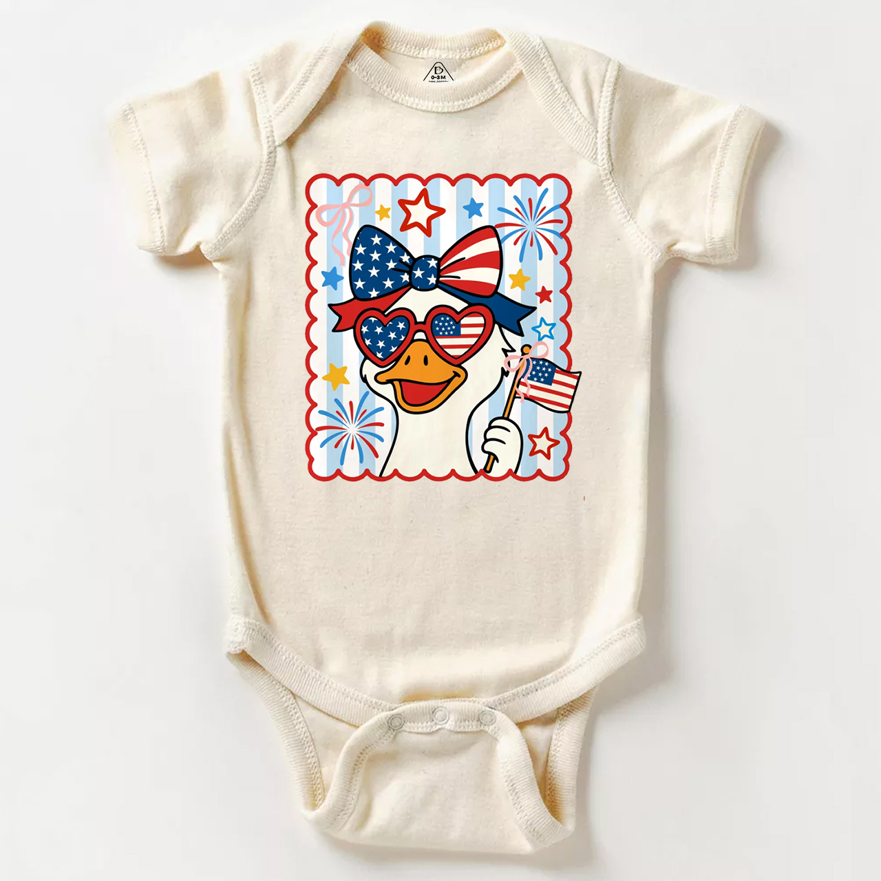 Patriotic Goose Bodysuit Beepumpkin