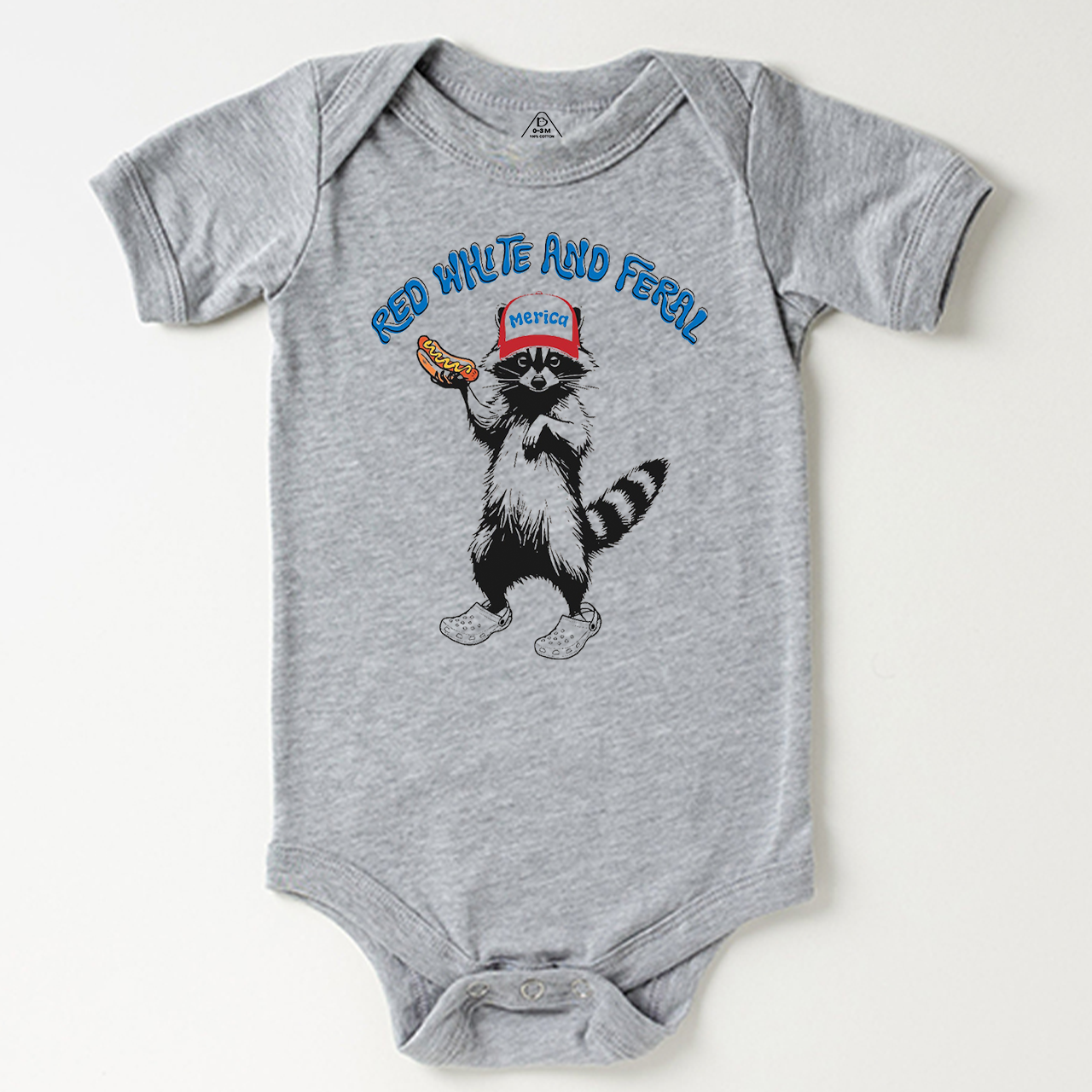 Red White And Feral Bodysuit Beepumpkin