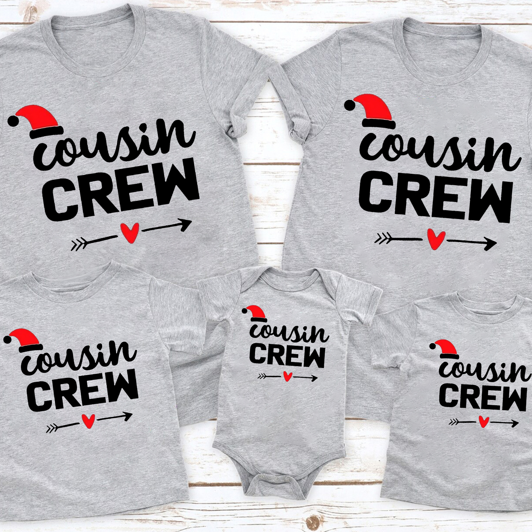 Heart&Arow Christmas Family Matching Shirt