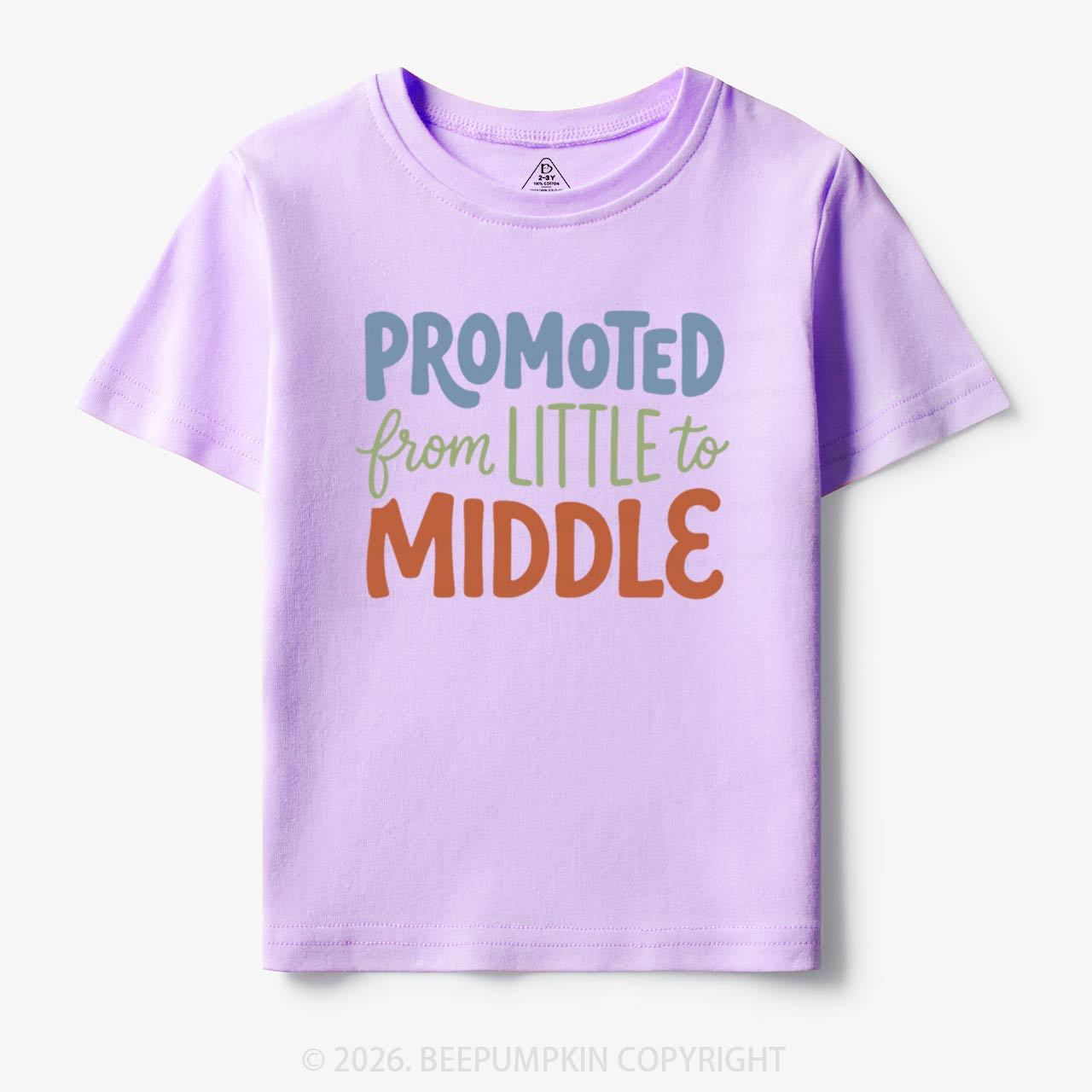 Promoted From Little To Middle Toddler&Kid's Tees