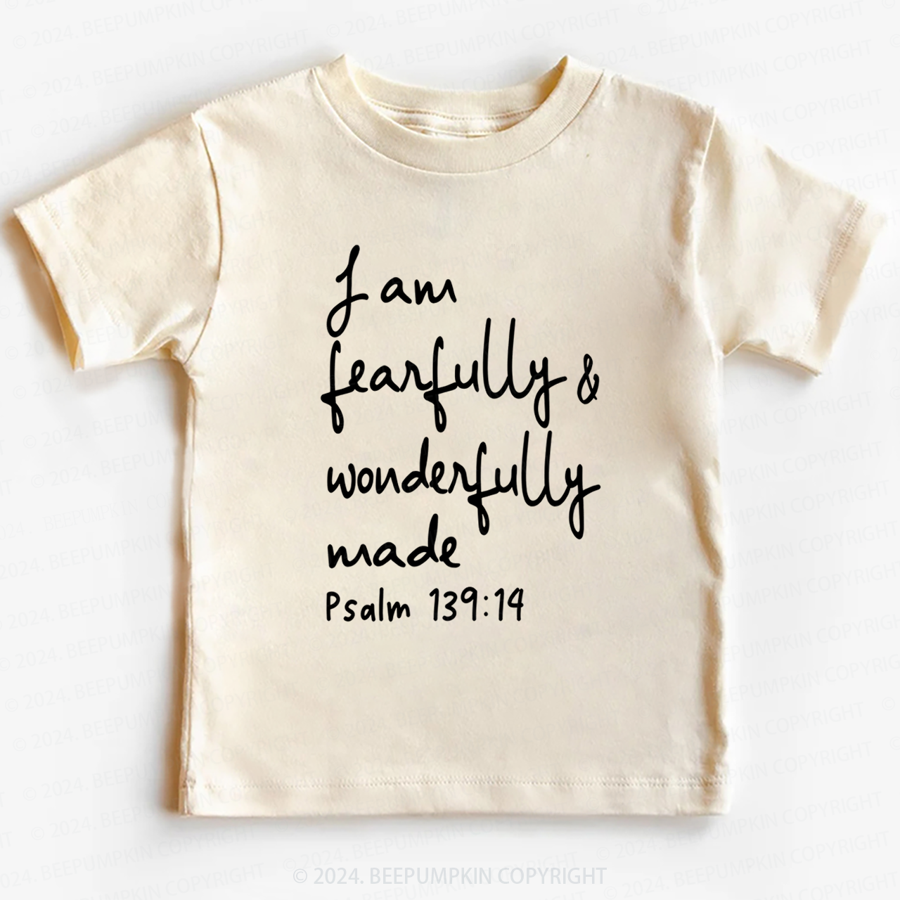 I Am Fearfully And Wonderfully Made Toddler&Kids Tees 