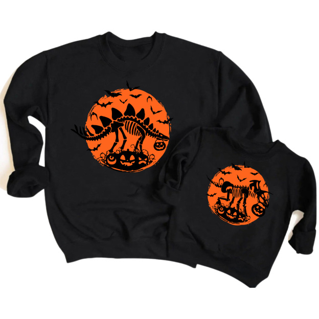 Halloween Dinosaurs Costume Family Sweatshirt