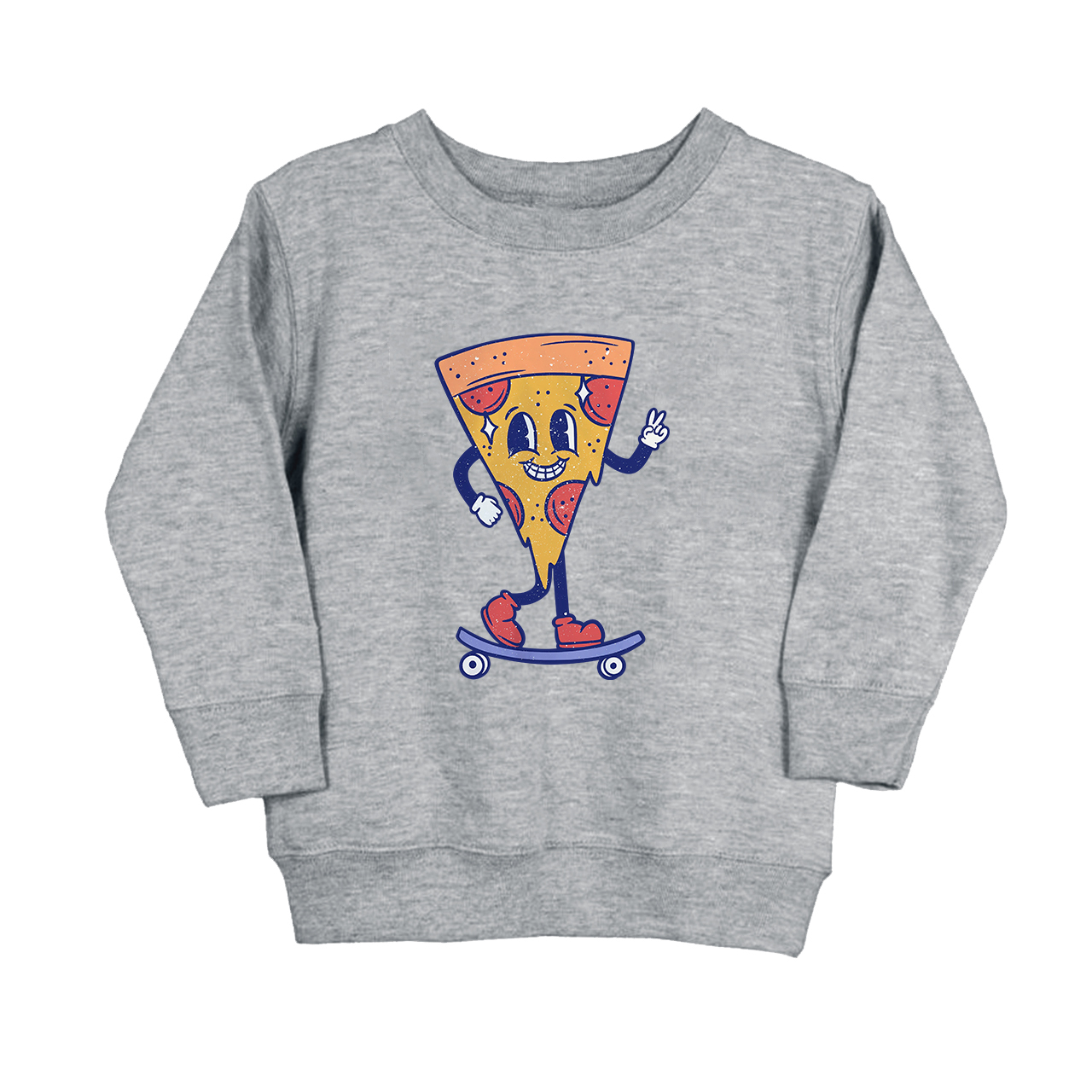 Skating Pizza Kids Sweatshirt Sale-Beepumpkin™