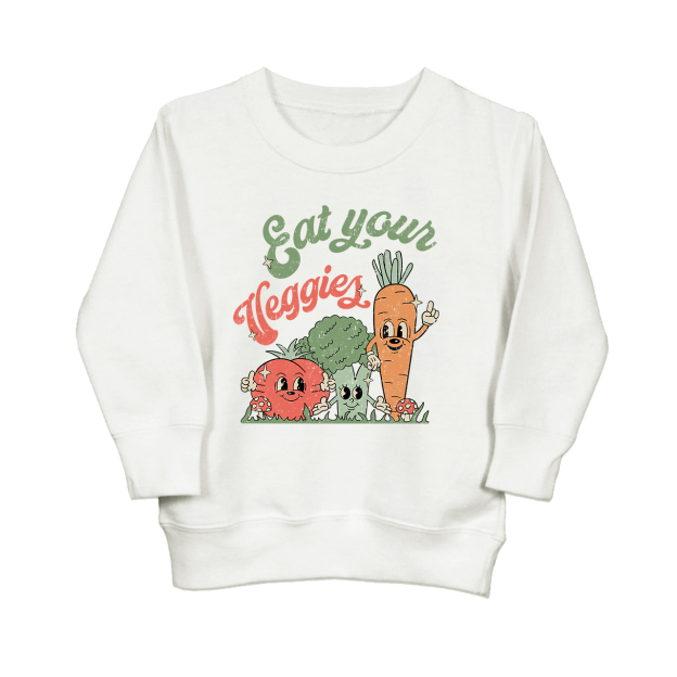 Eat Your Veggies Kids Sweatshirt