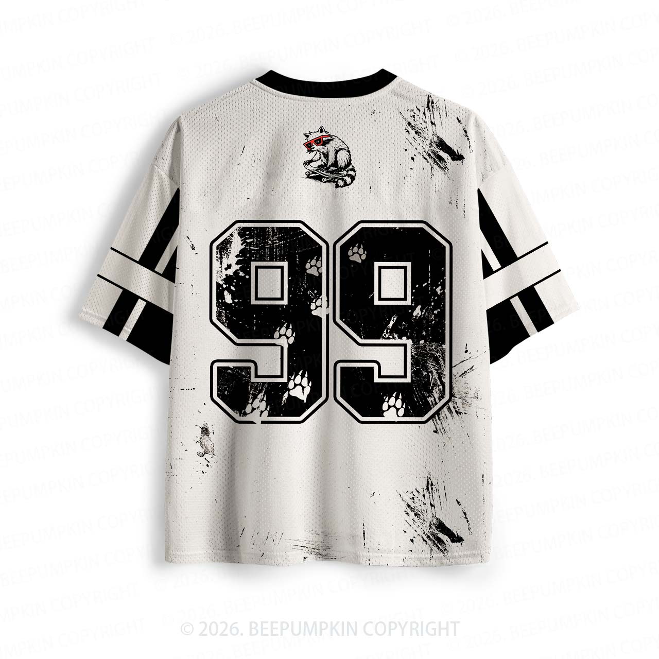 Off To Commit Tom Foolery Silly Raccoon Toddler&Kid's Sport Jersey