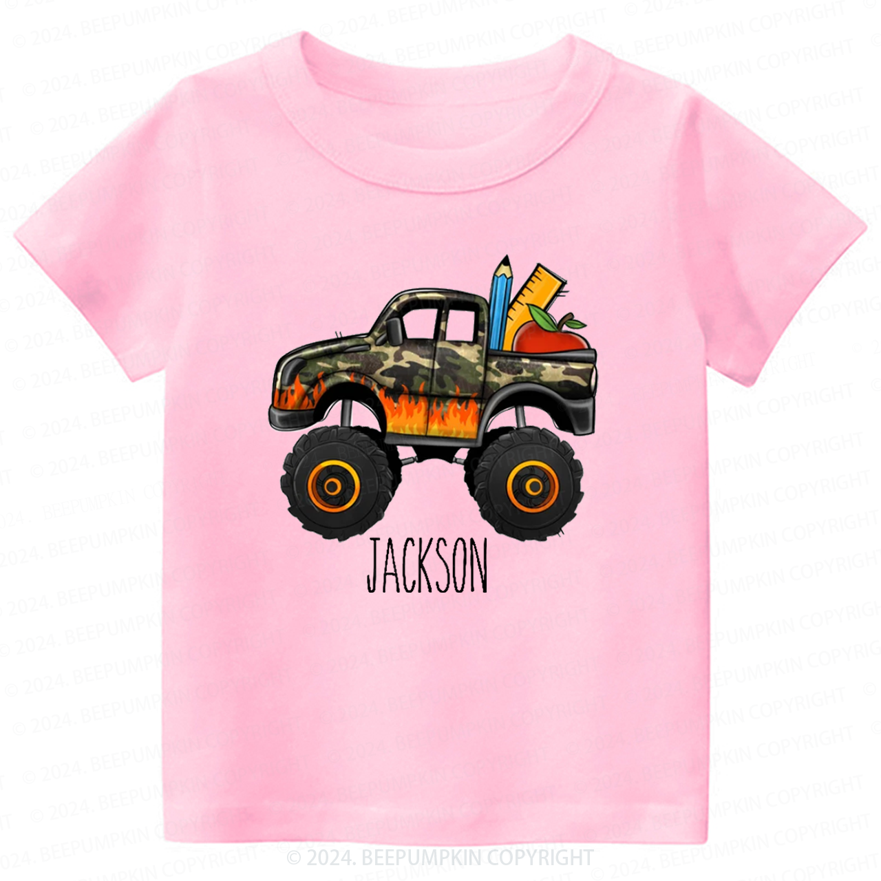 Personalized Truck Back to School Shirt 