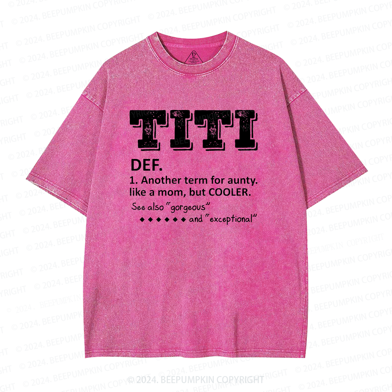 Another Term For Aunty Like A Mom But Cooler Washed T-Shirts