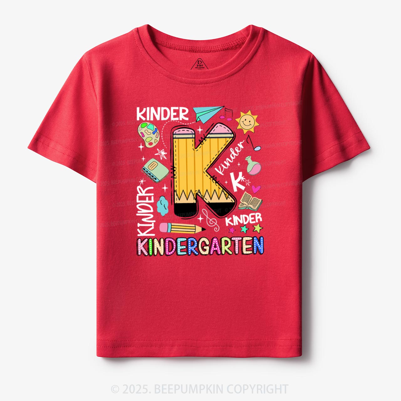 Personalized First Day Of School Toddler&Kid's Tees Beepumpkin