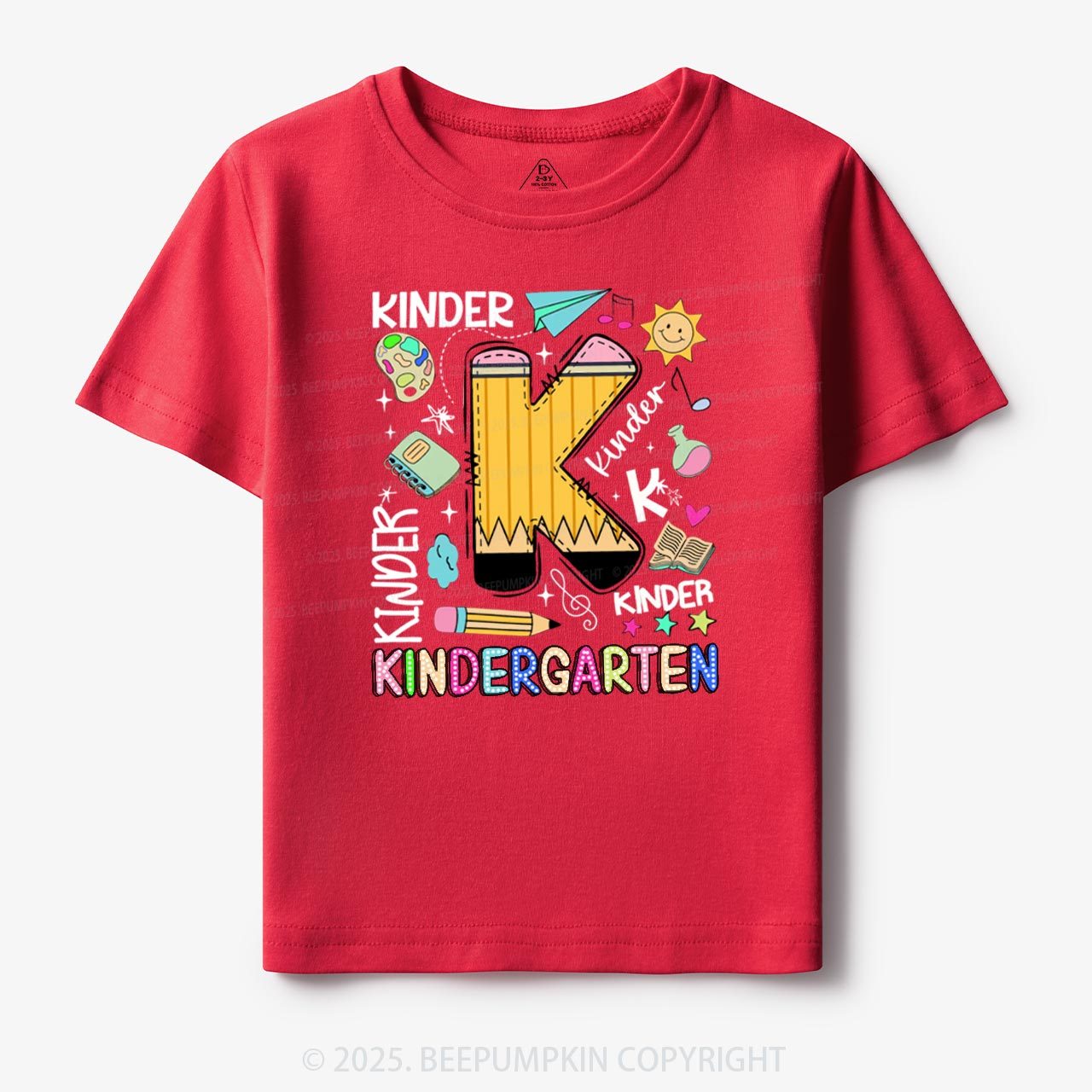 Personalized First Day Of School Toddler&Kid's Tees Beepumpkin