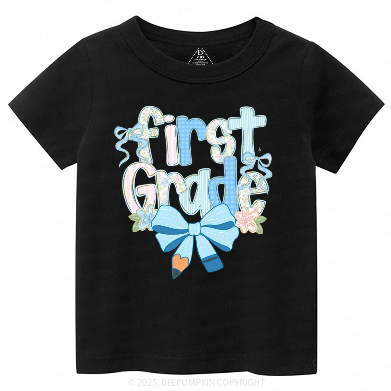 Personalized Floral Bundle Back To School Toddler&Kid's Tees Beepumpkin